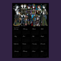 A Fairy Steampunk Circus 2012 Calendar Poster posters