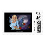 a fairy waiting mine stamp
