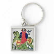 A Falconer, from Codex de Capodilista Keychain