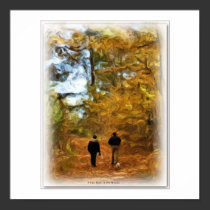 A Fall Walk in the Woods posters