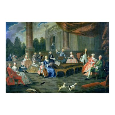 A Family Concert at Chateau Renescure Posters by bridgemanart
