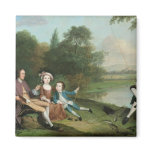 A family of Anglers, 1749 Magnet