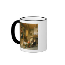 A Family Saying Grace Coffee Mugs