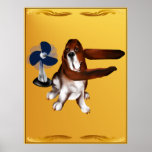 A Fan Of Beagles Poster