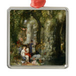 A Fantastic cave with Odysseus and Calypso Ornaments