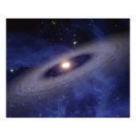 A faraway solar system