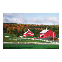 A farm in Vermont near Peacham. RELEASE Photographic Print