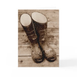 A Farmer's Muddy Rubber Boots Cards