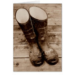 A Farmer's Muddy Rubber Boots Cards