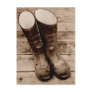 A Farmer's Muddy Rubber Boots Post Cards