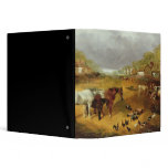 A farmyard in Spring, 19th century Vinyl Binder