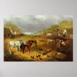 A farmyard in Spring, 19th century Print