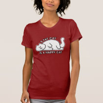 A Fat Cat is a Happy Cat Shirt t-shirts