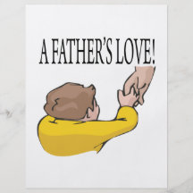 A Fathers Love Flyer Design