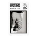 A Father's Trusting Protective Love postage