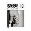 A Father's Trusting Protective Love postage