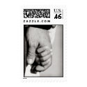 A Father's Trusting Protective Love postage