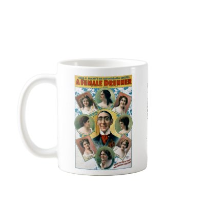 A Female Drummer Mug by shorpy