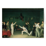 A Fencing Scene, 1827 Cards