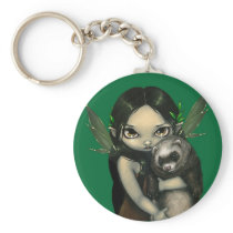 "A Ferret and His Fairy" Keychain