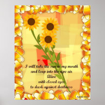 A festive and motivational poster