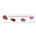 A few of my favorite things bumper stickers by Mdleblk10 A few of my favorite things bumper stickers