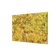 A Field of Yellower Flowers, Vincent Van Gogh Canvas Prints