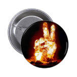 A Fiery Peace Pinback Button