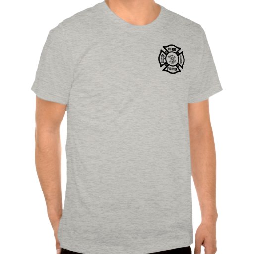 A Fire Fighter Maltese Tee Shirts