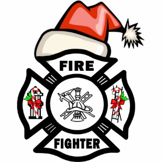 A Firefighter Santa Claus shirt