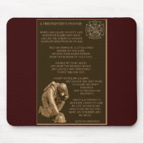 A Firefighter's Prayer mousepads by fireraider1113 A Firefighter's Prayer mousepads