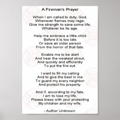 A firemans prayer poster by mystix_fire