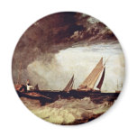 A Fisherman From Shoeburyness Preit A Flatboat Fro Magnets