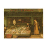 A Fishmonger's Shop by Frederick Walker Post Card