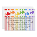 A Fishy Line Personalized Announcements