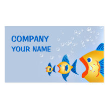 A fishy ready to customize business card