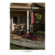 A Flag, a Bike, a Rocking Chair posters