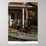 A Flag, a Bike, a Rocking Chair Poster