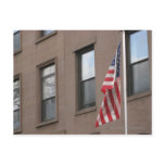 A flag post card