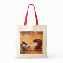 A Flood - with baby and cat by Millais Bags