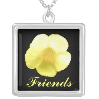 A flower for my best friend pendant