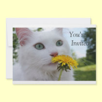 A Flower For You! invitations by JCatGarden A Flower For You! invitations