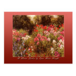 A Flower Garden by Louis Aston Knight Postcard