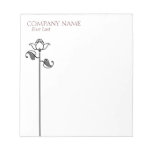 a flower... notepads
