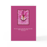 A Flower to a Bee Greeting Card