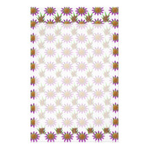 A Flowery Design Customized Stationery