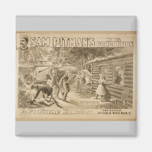 A Fortune Hunter, 'The Rescue at Eagle Rock Ranch' Fridge Magnet