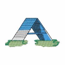 A- Frame embroidered shirts