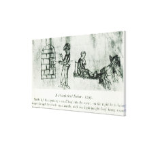 A Fraudulent Baker, 1293 Gallery Wrapped Canvas