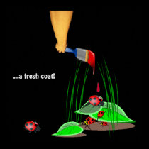 A fresh coat of paint... posters by Infinitymc A fresh coat of paint... posters